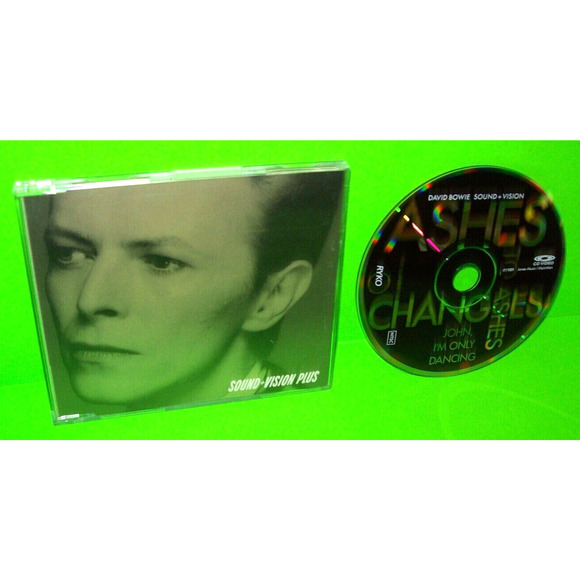 David Bowie 3 Track CD Single Sound + Vision Three Audio Songs 1 Video Pop Rock - Picture 1 of 3